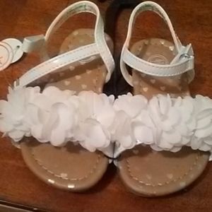 Size 6 wonder nation white sandles